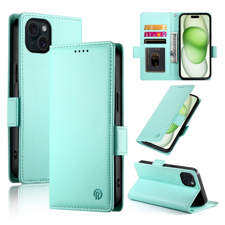 Side Buckle Magnetic Frosted Leather Phone Case