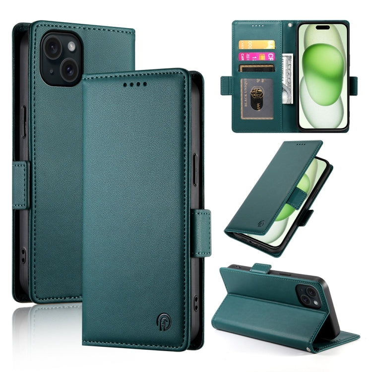 Side Buckle Magnetic Frosted Leather Phone Case