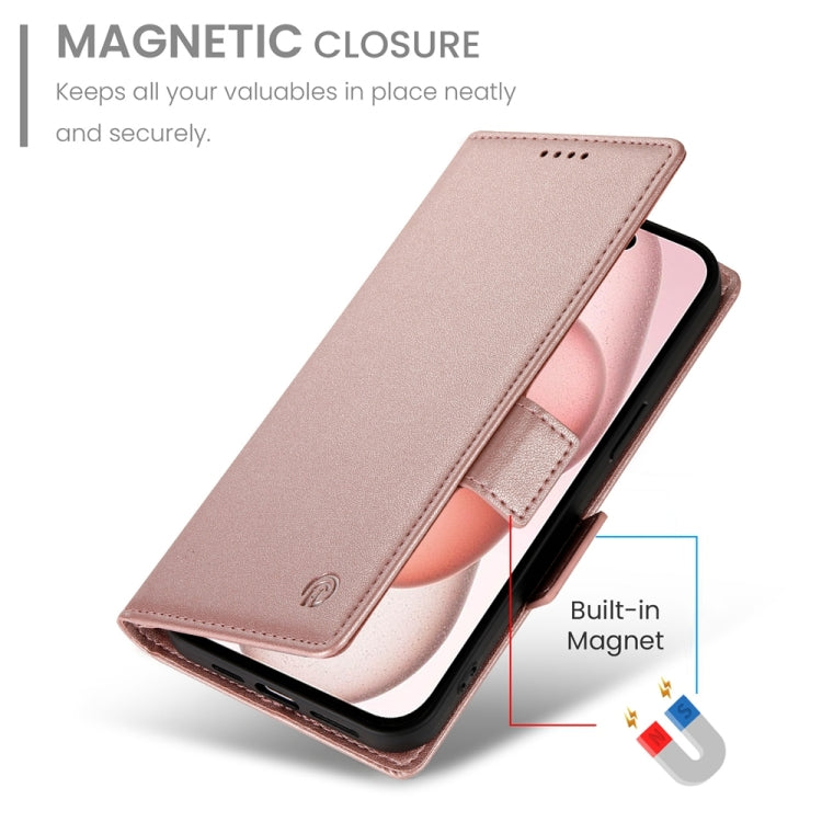 Side Buckle Magnetic Frosted Leather Phone Case