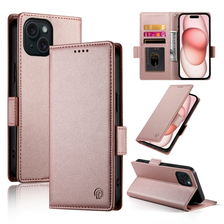 Side Buckle Magnetic Frosted Leather Phone Case