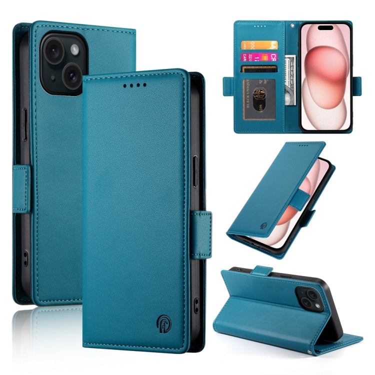 Side Buckle Magnetic Frosted Leather Phone Case