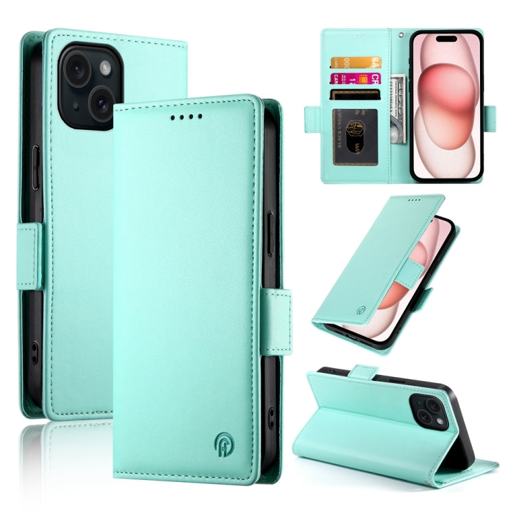 Side Buckle Magnetic Frosted Leather Phone Case
