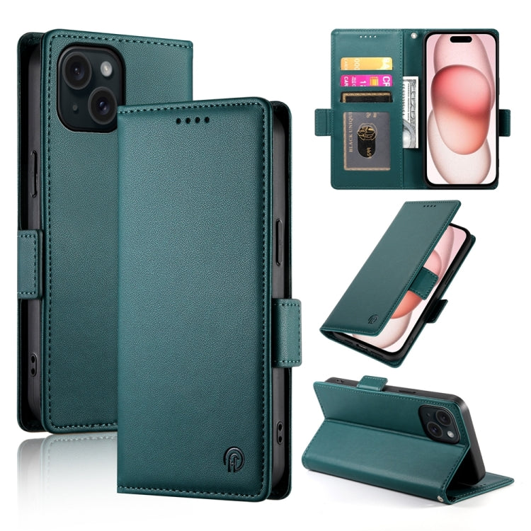 Side Buckle Magnetic Frosted Leather Phone Case