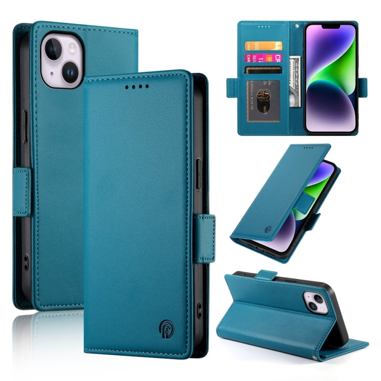 Side Buckle Magnetic Frosted Leather Phone Case