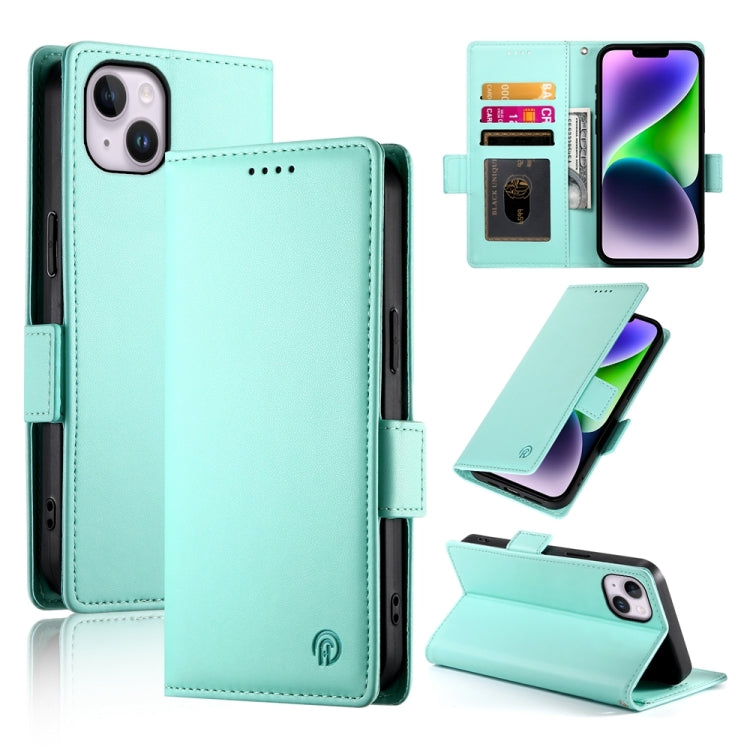 Side Buckle Magnetic Frosted Leather Phone Case