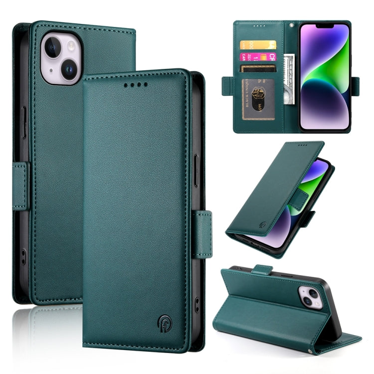 Side Buckle Magnetic Frosted Leather Phone Case