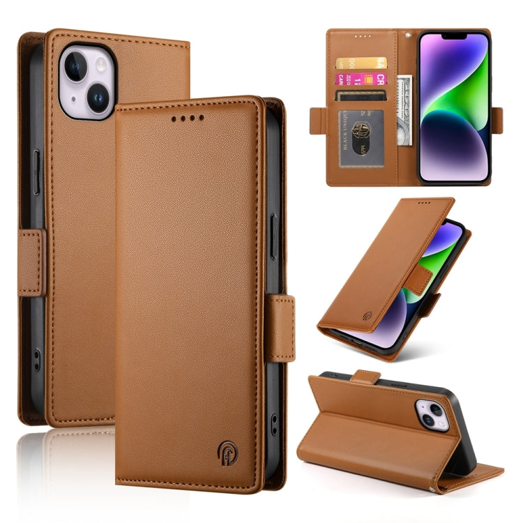 Side Buckle Magnetic Frosted Leather Phone Case