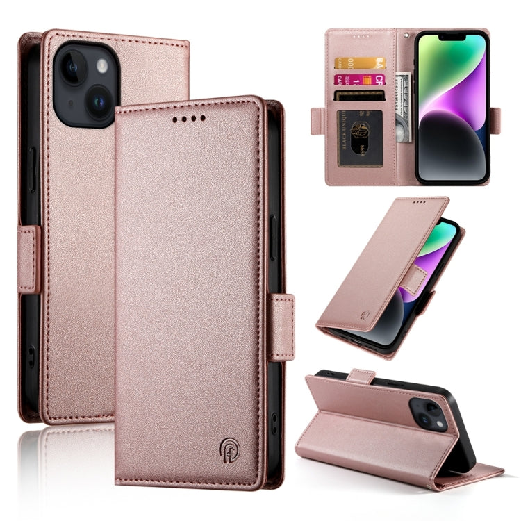 Side Buckle Magnetic Frosted Leather Phone Case