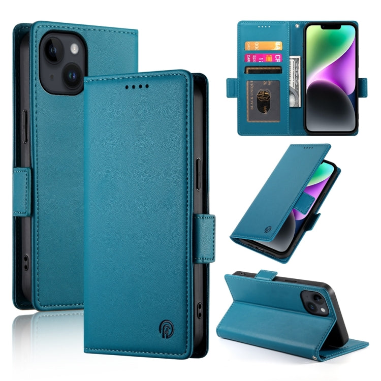 Side Buckle Magnetic Frosted Leather Phone Case