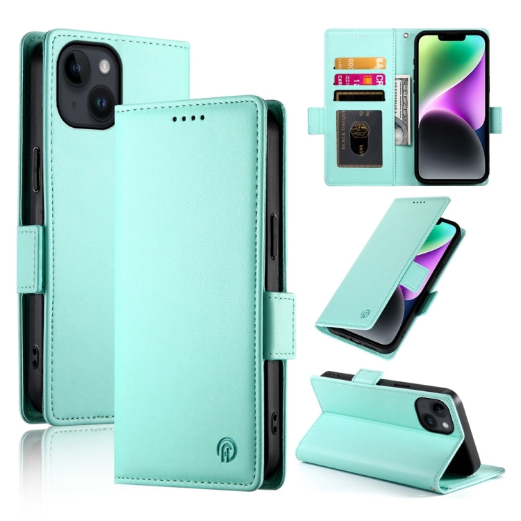 Side Buckle Magnetic Frosted Leather Phone Case