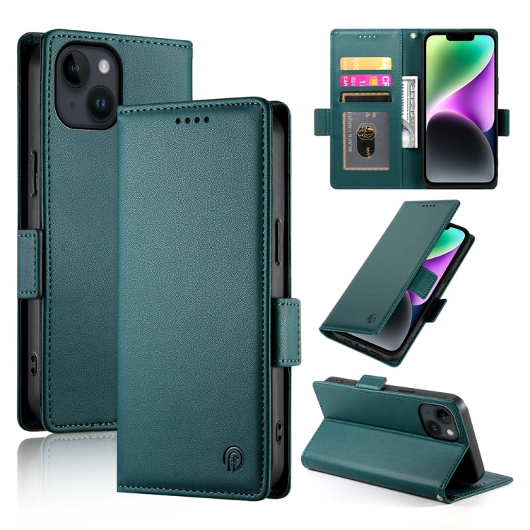 Side Buckle Magnetic Frosted Leather Phone Case
