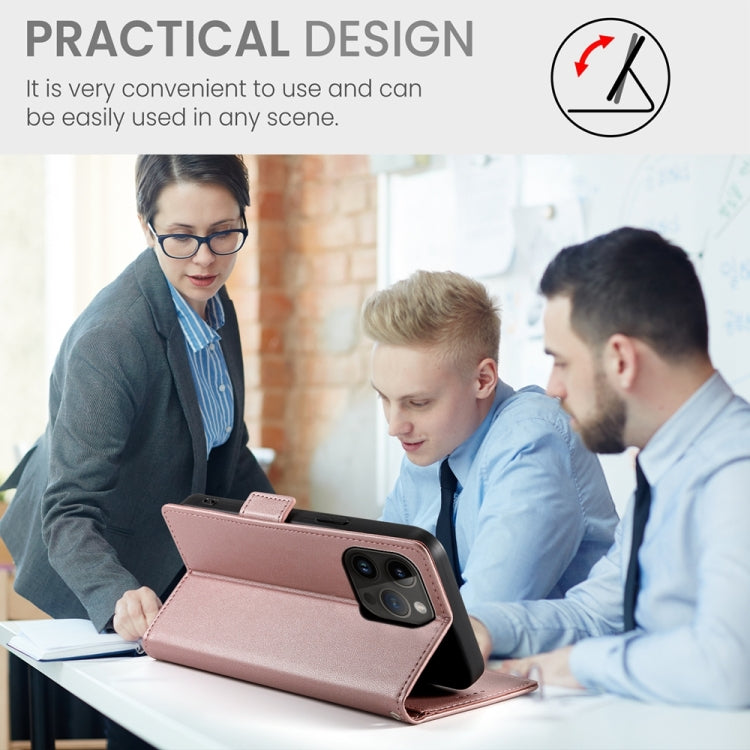 Side Buckle Magnetic Frosted Leather Phone Case