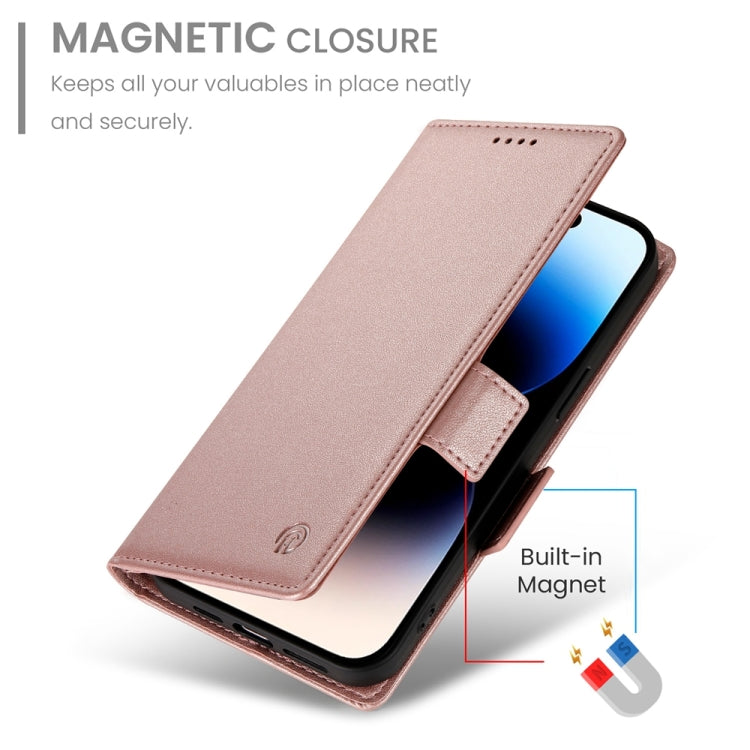 Side Buckle Magnetic Frosted Leather Phone Case