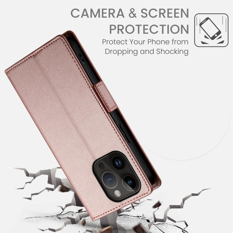 Side Buckle Magnetic Frosted Leather Phone Case