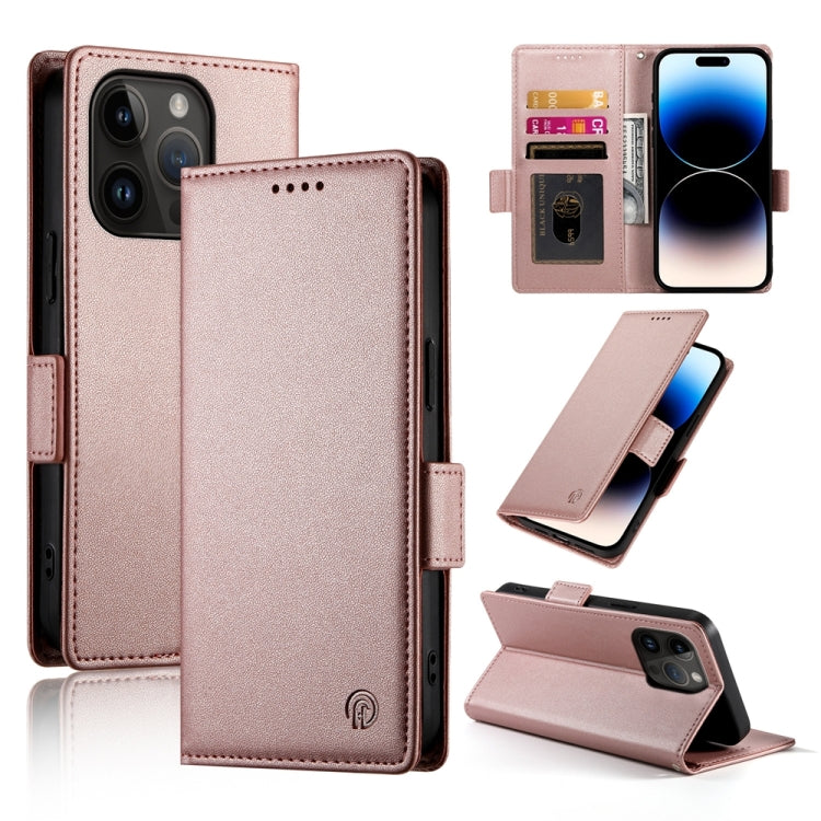 Side Buckle Magnetic Frosted Leather Phone Case