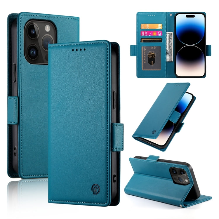 Side Buckle Magnetic Frosted Leather Phone Case