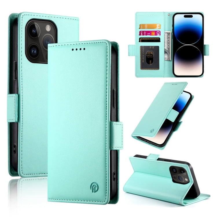 Side Buckle Magnetic Frosted Leather Phone Case