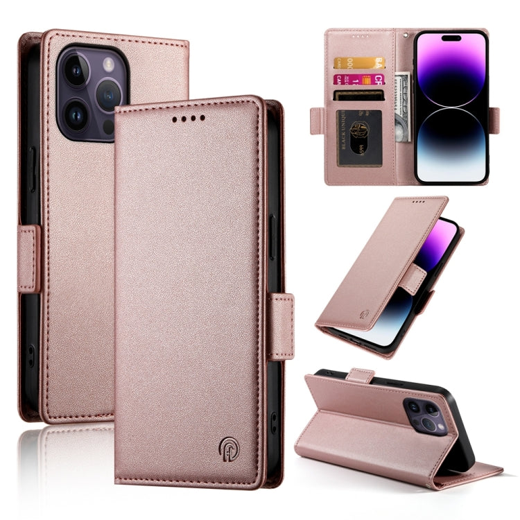 Side Buckle Magnetic Frosted Leather Phone Case
