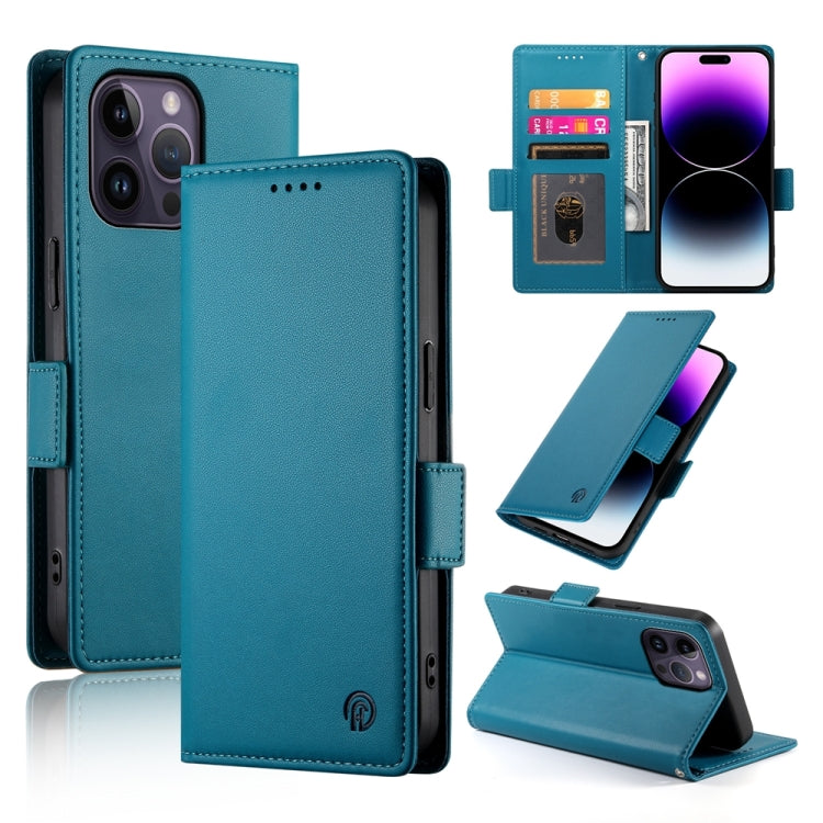 Side Buckle Magnetic Frosted Leather Phone Case
