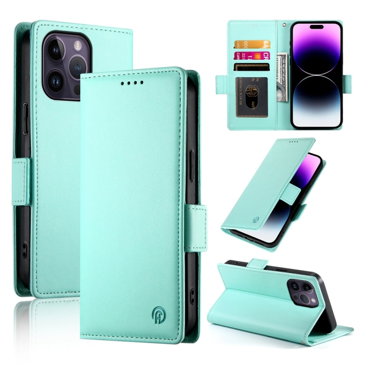 Side Buckle Magnetic Frosted Leather Phone Case