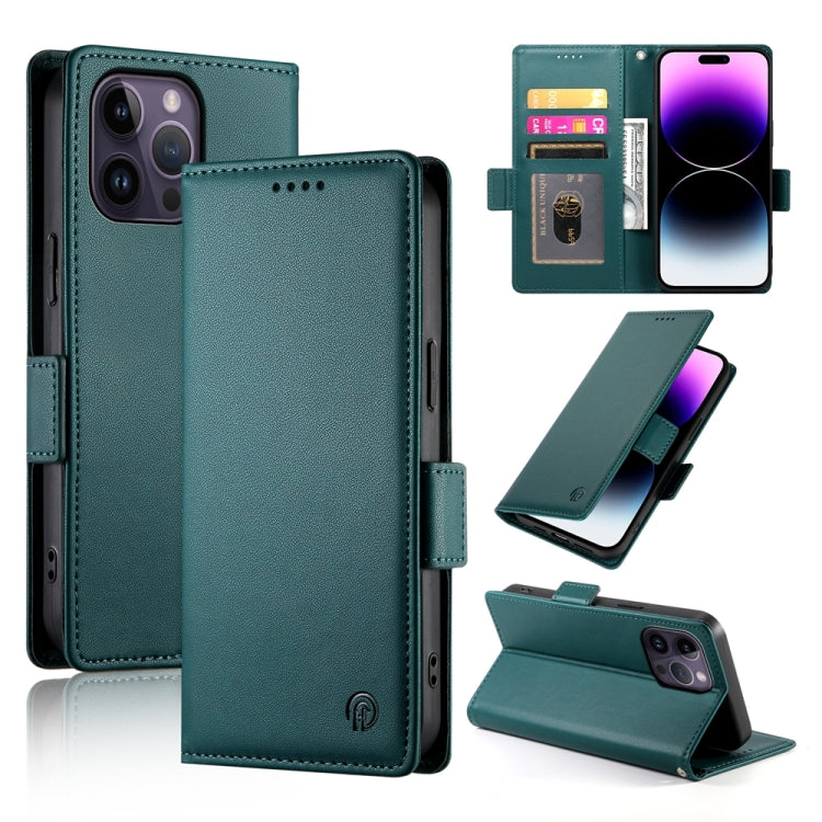 Side Buckle Magnetic Frosted Leather Phone Case