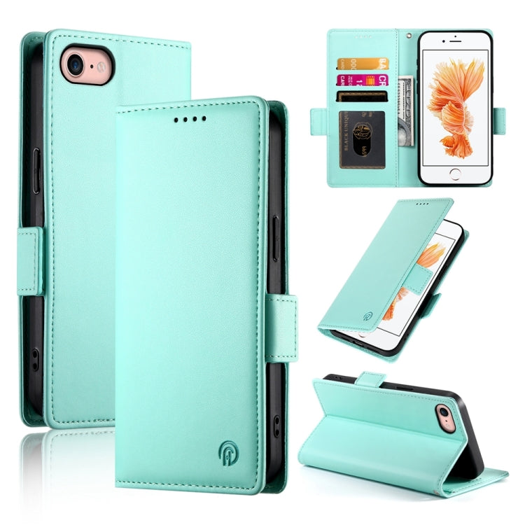 Side Buckle Magnetic Frosted Leather Phone Case