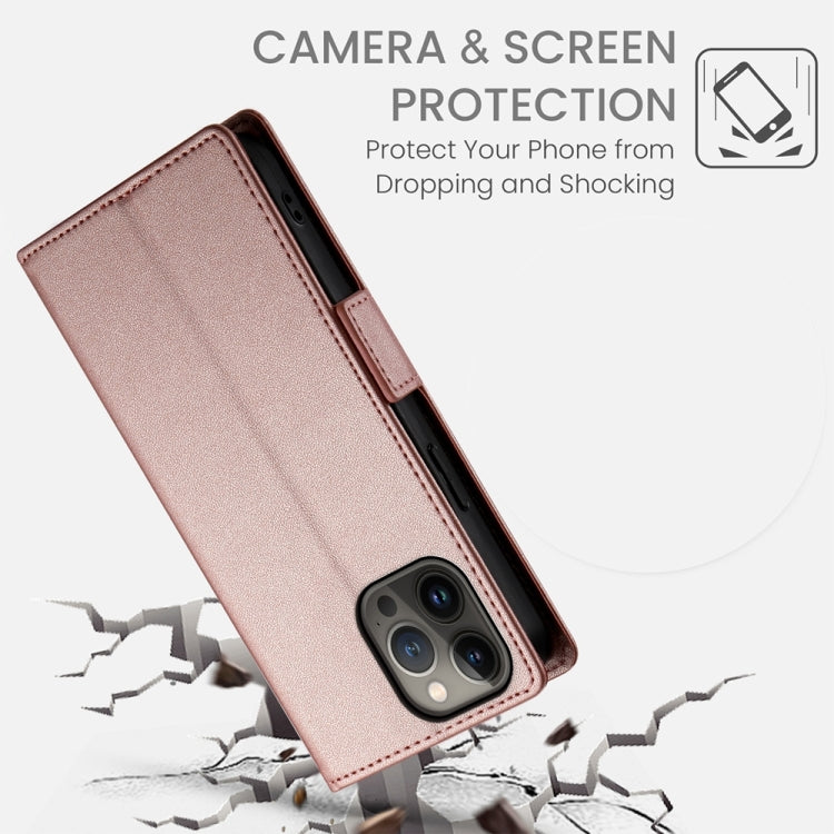 Side Buckle Magnetic Frosted Leather Phone Case