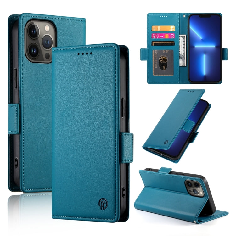 Side Buckle Magnetic Frosted Leather Phone Case