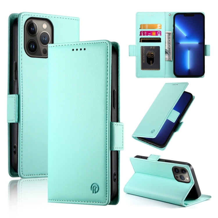 Side Buckle Magnetic Frosted Leather Phone Case