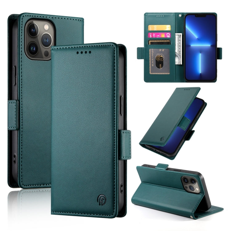 Side Buckle Magnetic Frosted Leather Phone Case