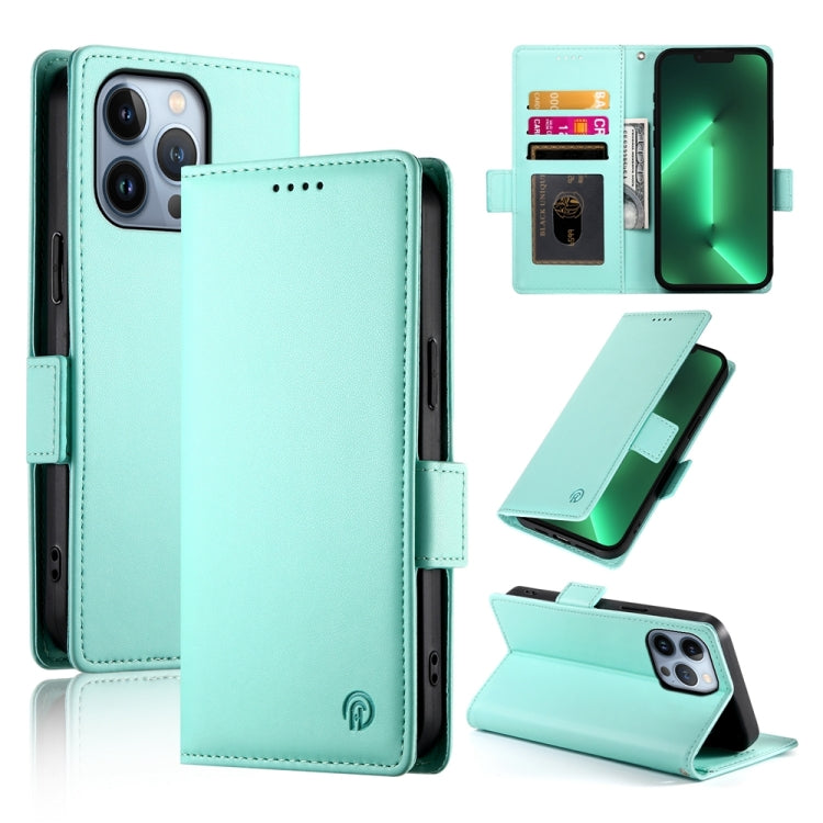 Side Buckle Magnetic Frosted Leather Phone Case
