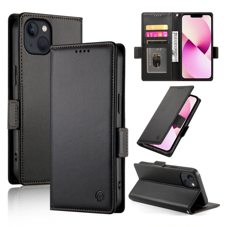 Side Buckle Magnetic Frosted Leather Phone Case