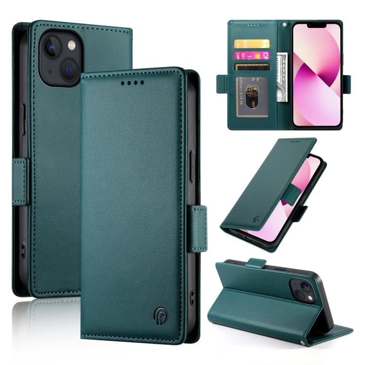 Side Buckle Magnetic Frosted Leather Phone Case