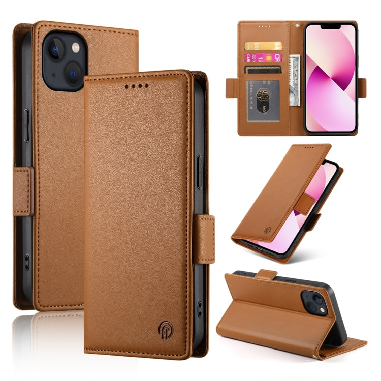Side Buckle Magnetic Frosted Leather Phone Case