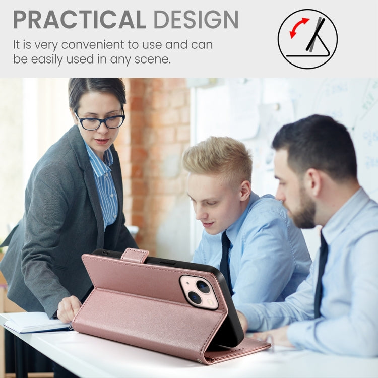 Side Buckle Magnetic Frosted Leather Phone Case