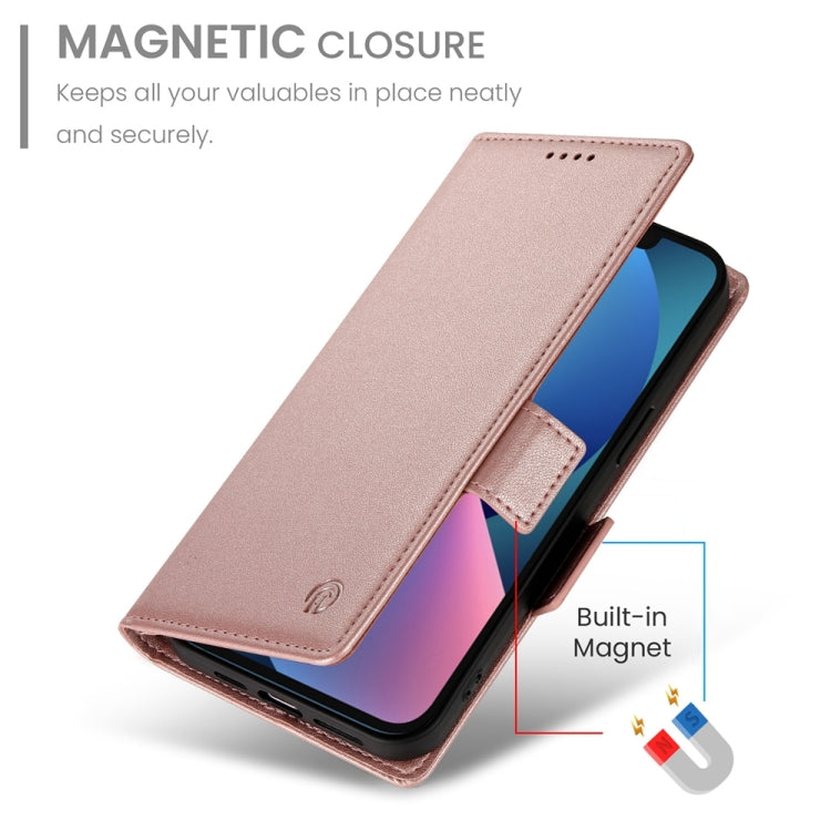 Side Buckle Magnetic Frosted Leather Phone Case