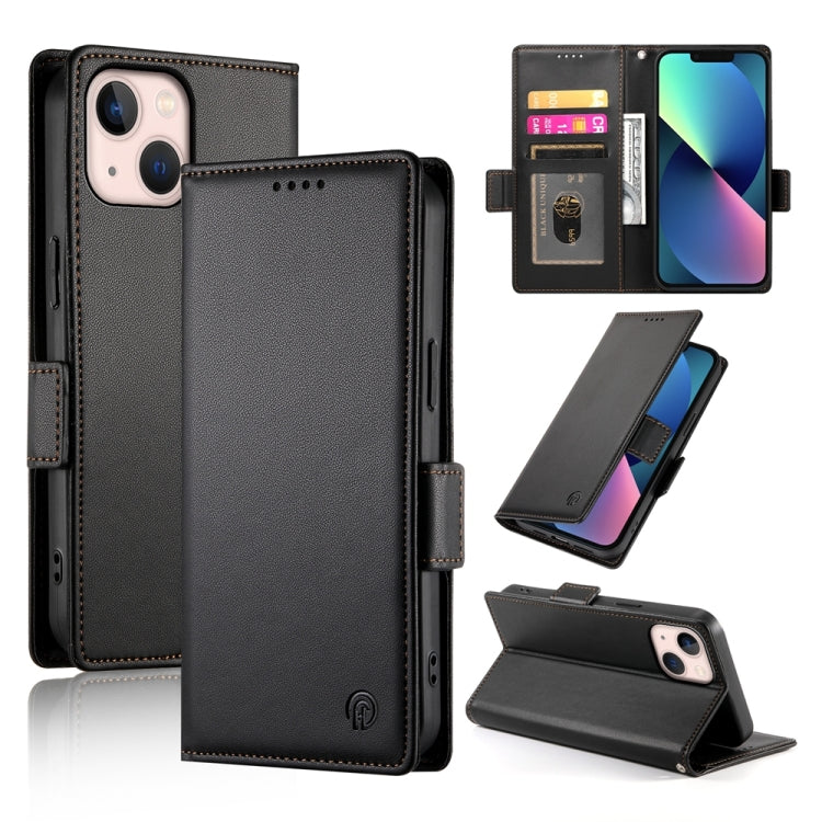 Side Buckle Magnetic Frosted Leather Phone Case