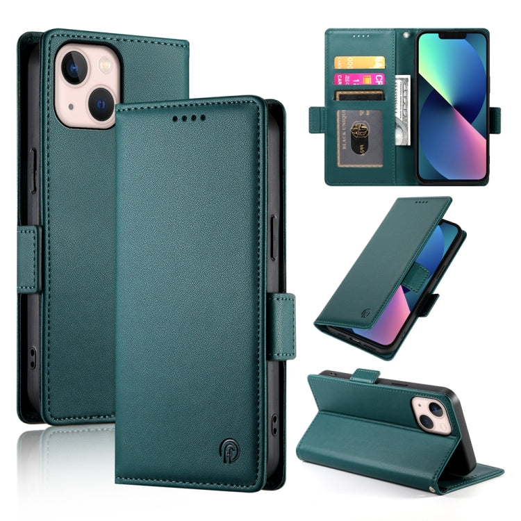Side Buckle Magnetic Frosted Leather Phone Case