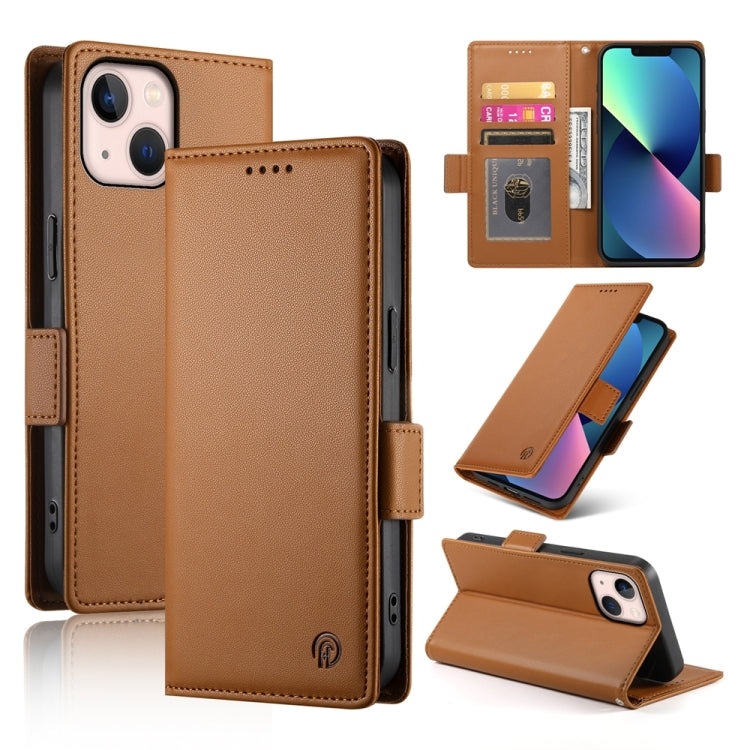 Side Buckle Magnetic Frosted Leather Phone Case