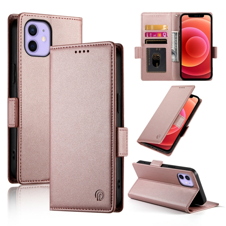 Side Buckle Magnetic Frosted Leather Phone Case