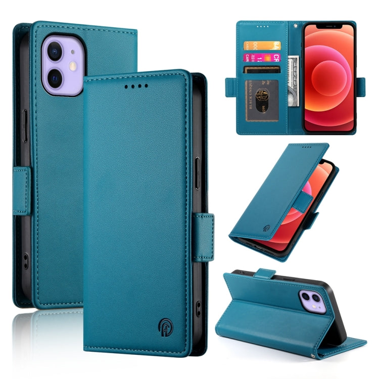 Side Buckle Magnetic Frosted Leather Phone Case