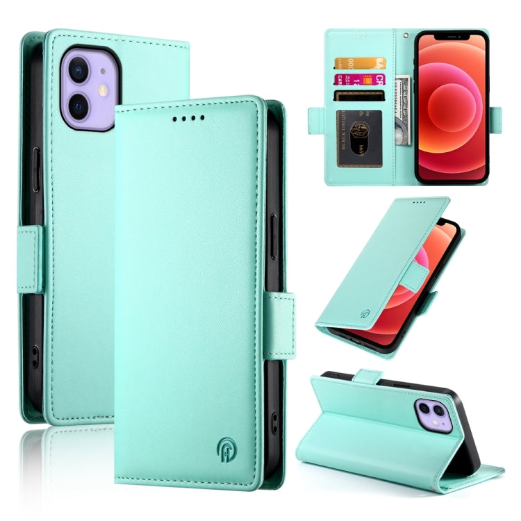 Side Buckle Magnetic Frosted Leather Phone Case