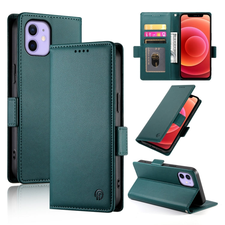 Side Buckle Magnetic Frosted Leather Phone Case