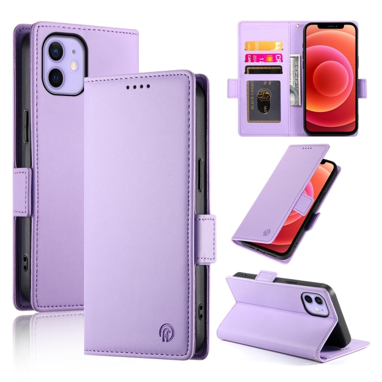 Side Buckle Magnetic Frosted Leather Phone Case