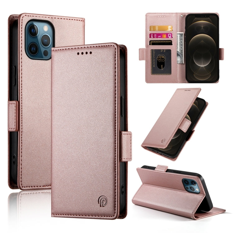 Side Buckle Magnetic Frosted Leather Phone Case