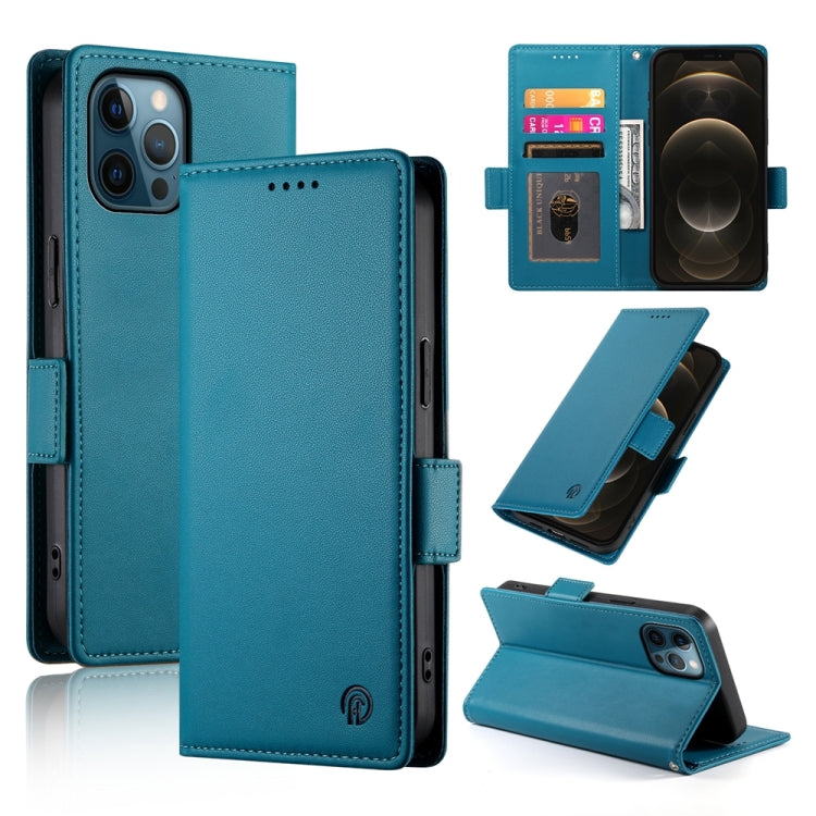 Side Buckle Magnetic Frosted Leather Phone Case