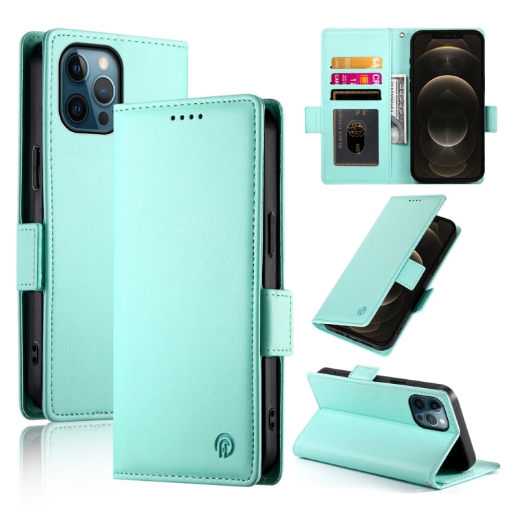 Side Buckle Magnetic Frosted Leather Phone Case