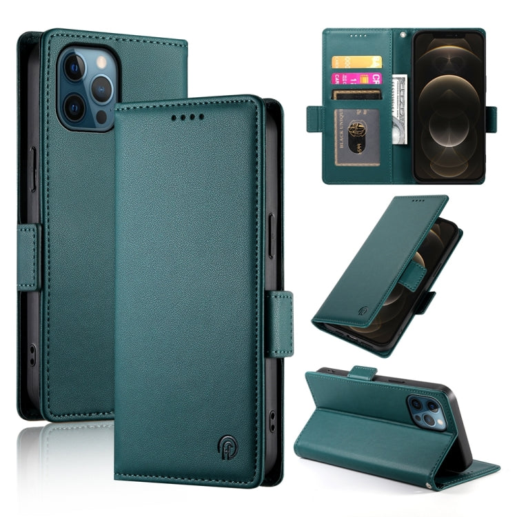 Side Buckle Magnetic Frosted Leather Phone Case