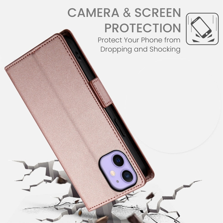 Side Buckle Magnetic Frosted Leather Phone Case