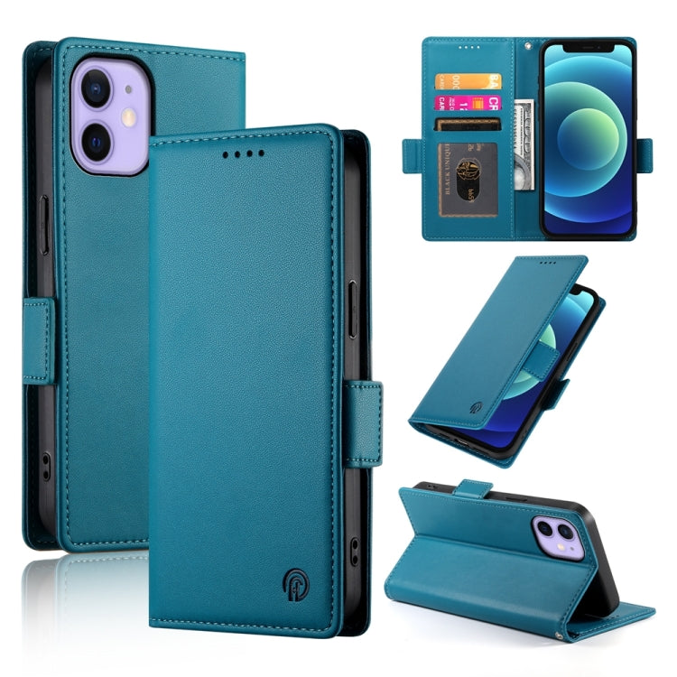 Side Buckle Magnetic Frosted Leather Phone Case